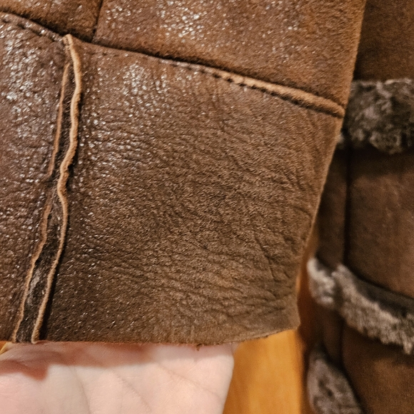 Children's sheepskin coat - Picture 4 of 14